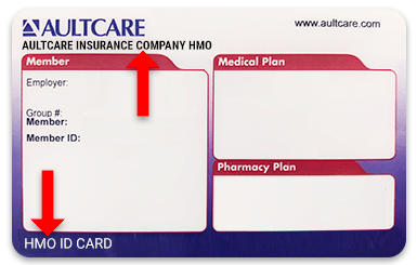 AultCare HMO Plan Card